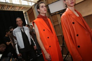 Backstage at Berluti Men's Spring 2020