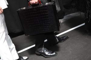 Backstage at Berluti Men's Spring 2020