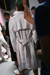 Backstage at Dior Men's Spring 2020