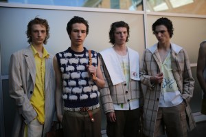 Backstage at Lanvin Men's Spring 2020