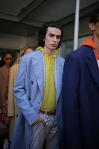 Backstage at Lanvin Men's Spring 2020