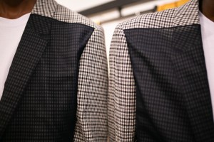 Backstage at Chalayan Men's Spring 2020 photographed in London on 09 June 2019