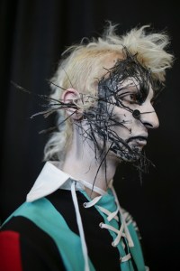 Backstage at Charles Jeffrey Loverboy Men's Spring 2020 photographed in London on 08 June 2019
