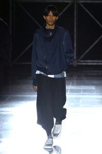 Model on the catwalk