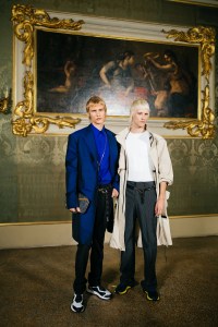 Backstage at Givenchy Men's Spring 2020