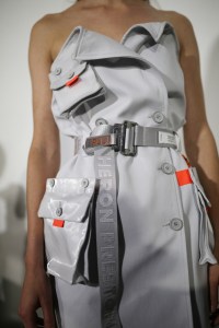 Backstage at Heron Preston Men's Spring 2020