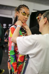 Backstage at Iceberg  Men's Spring 2020 photographed in London on 08 June 2019