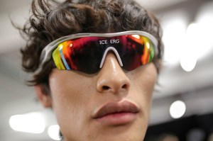 Backstage at Iceberg  Men's Spring 2020 photographed in London on 08 June 2019