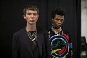 Backstage at Iceberg  Men's Spring 2020 photographed in London on 08 June 2019