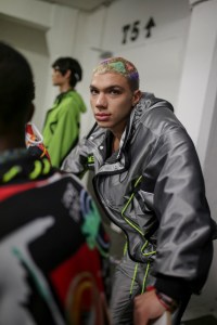 Backstage at Iceberg  Men's Spring 2020 photographed in London on 08 June 2019