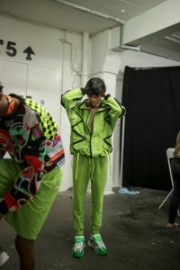 Backstage at Iceberg  Men's Spring 2020 photographed in London on 08 June 2019