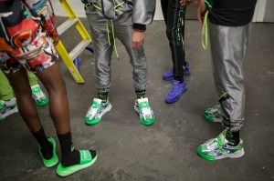 Backstage at Iceberg  Men's Spring 2020 photographed in London on 08 June 2019