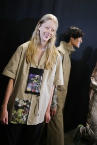 Backstage at JordanLuca Men's Spring 2020 photographed in London on 08 June 2019
