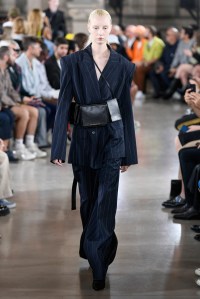 Model on the catwalk