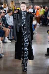 Model on the catwalk