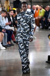 Model on the catwalk