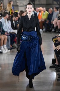 Model on the catwalk