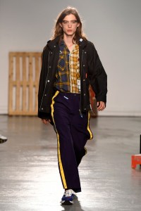 Model on the catwalk