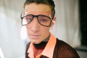 Backstage at Marco De Vincenzo Men’s Spring 2020