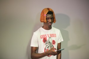 Backstage at Martine Rose Men's Spring 2020 photographed in London on 09 June 2019