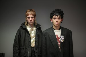 Backstage at Martine Rose Men's Spring 2020 photographed in London on 09 June 2019