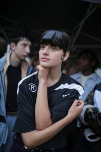 Backstage at Martine Rose Men's Spring 2020 photographed in London on 09 June 2019