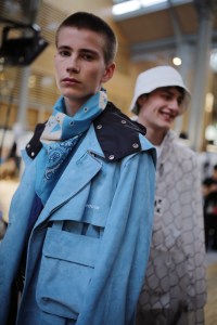 Backstage at Off-White Men's SS 2020, photographed in Paris on June 19th, 2019.
