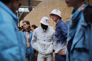 Backstage at Off-White Men's SS 2020, photographed in Paris on June 19th, 2019.
