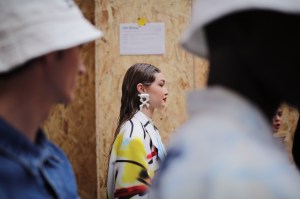 Backstage at Off-White Men's SS 2020, photographed in Paris on June 19th, 2019.