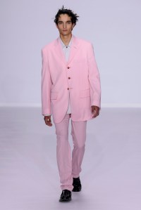 Model on the catwalk