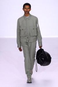Model on the catwalk