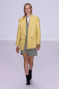 Model on the catwalk