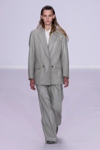 Model on the catwalk