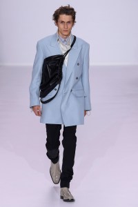 Model on the catwalk