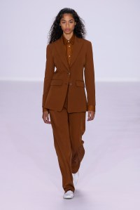 Model on the catwalk