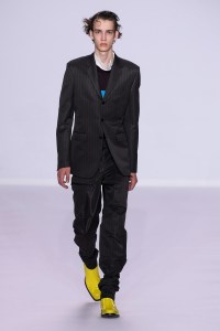 Model on the catwalk