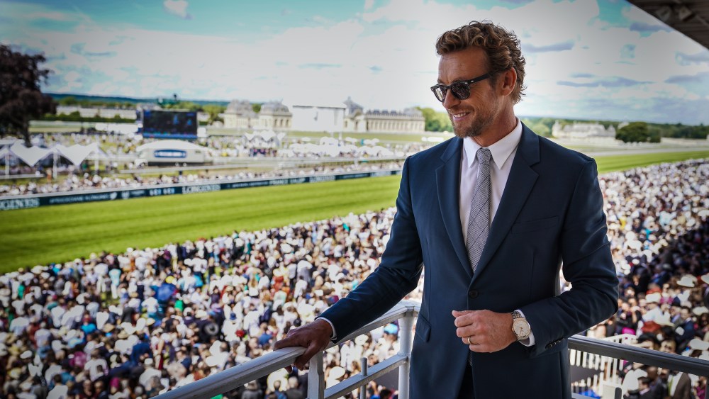 Simon Baker at Longines Prix de Diane