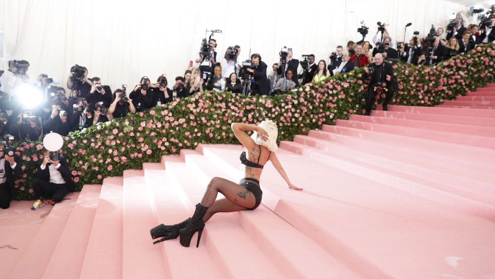 Lady Gaga arrives on the red carpet for the 2019 Met Gala, the annual benefit for the Metropolitan Museum of Art's Costume Institute, in New York, New York, USA, 06 May 2019. The event coincides with the Met Costume Institute's new spring 2019 exhibition, 'Camp: Notes on Fashion', which runs from 09 May until 08 September 2019.Costume Institute Benefit celebrating the opening of Camp: Notes on Fashion, Arrivals, The Metropolitan Museum of Art, New York, USA - 06 May 2019