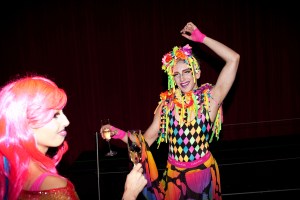 The scene at Saks x Stonewall Inn collection launch party.