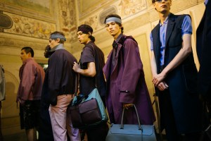 Backstage at Salvatore Ferragamo Men's Spring 2020