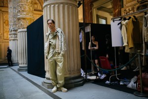 Backstage at Salvatore Ferragamo Men's Spring 2020