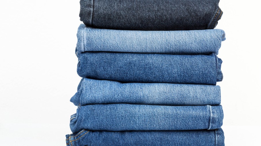 Pile of denim