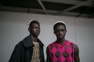 Backstage at Stefan Cooke Men's Spring 2020 photographed in London on 09 June 2019