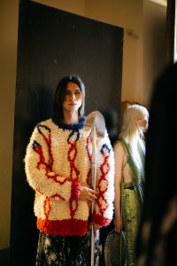 Backstage at Sterling Ruby Men's Spring 2020