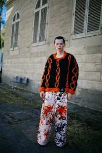 Backstage at Sterling Ruby Men's Spring 2020