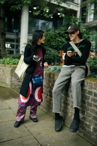 Street style at London Fashion Week Men's spring 2020