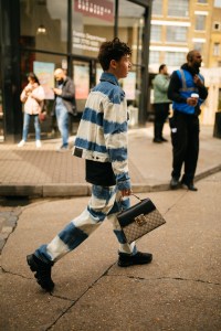 Street style at London Fashion Week Men's spring 2020