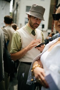 Street style at London Fashion Week Men's spring 2020