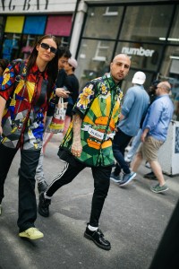 Street style at London Fashion Week Men's spring 2020