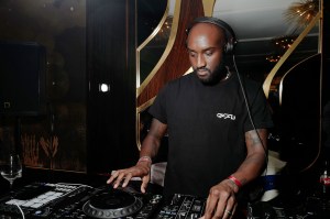 Virgil Abloh at the Chrome Hearts party